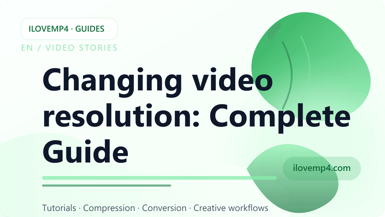 Changing video resolution: Complete Guide