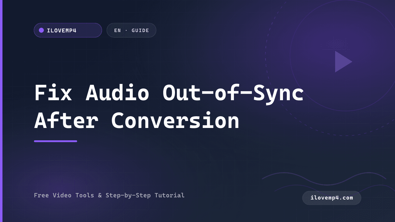 Fix Audio Out-of-Sync After Conversion (2026)
