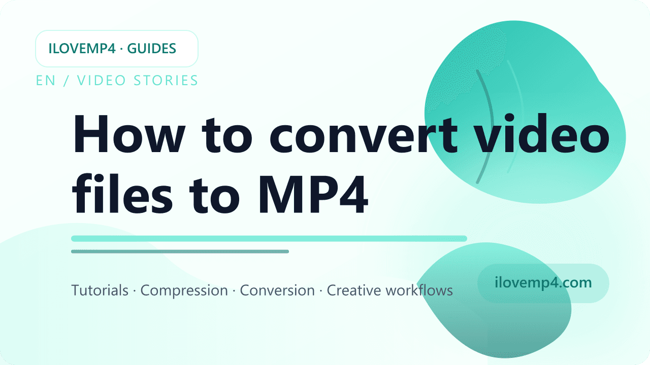 How to convert video files to MP4