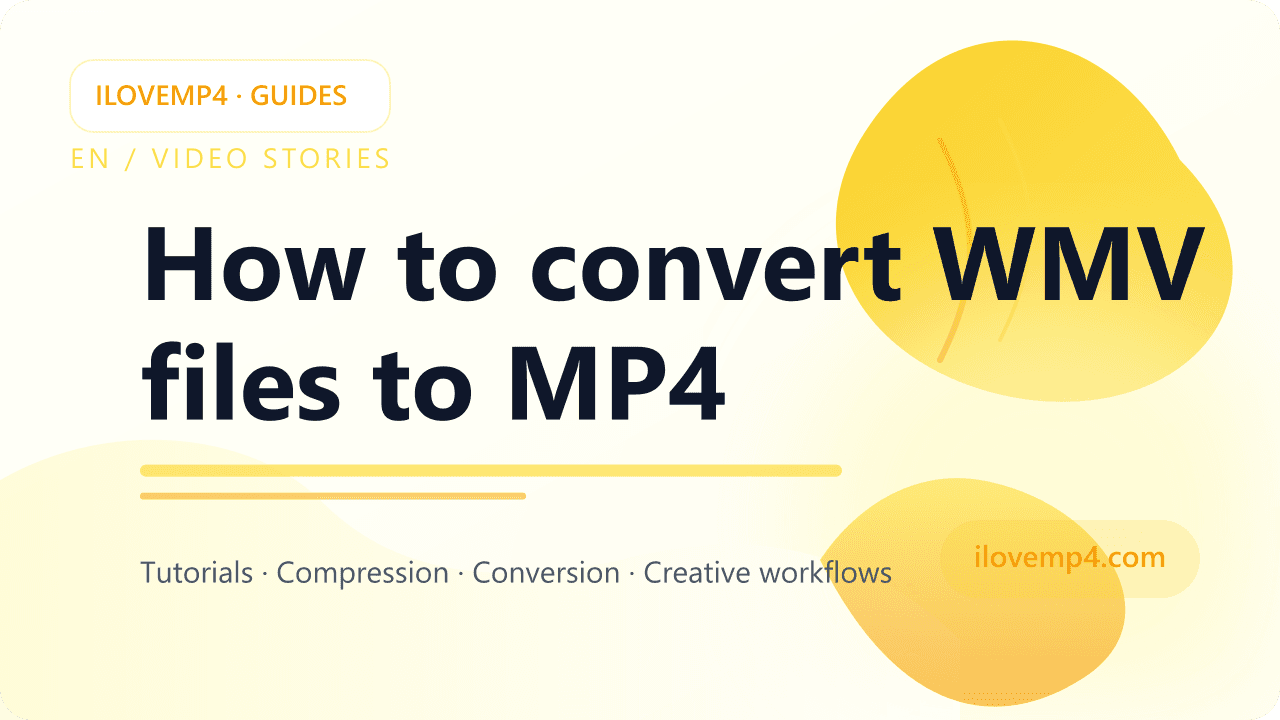How to convert WMV files to MP4