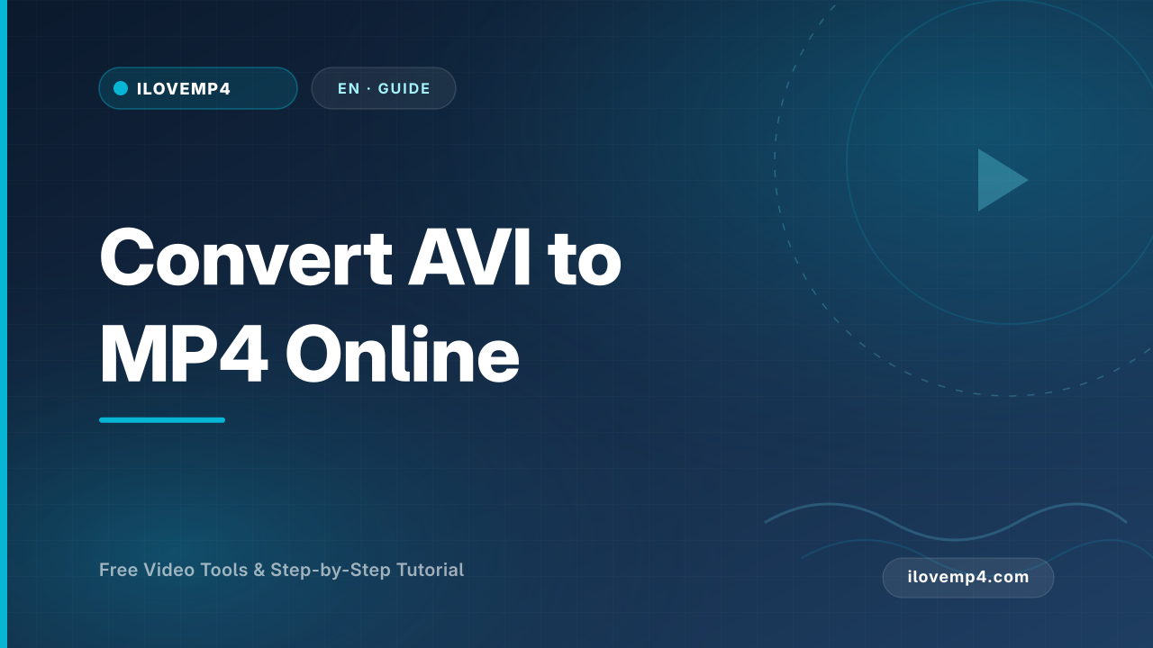 Convert AVI to MP4 Online (Fast + Compatible)