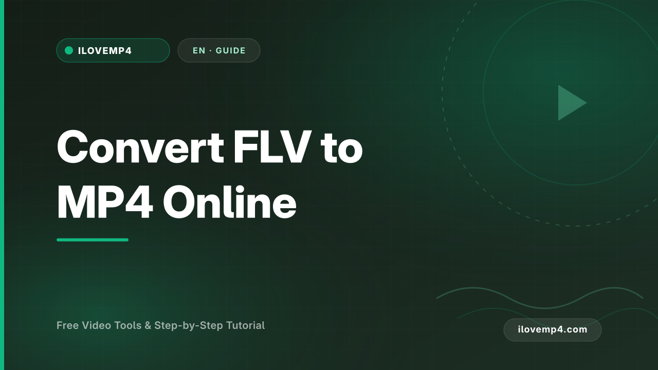 Convert FLV to MP4 Online (Modernize Old Flash Videos)