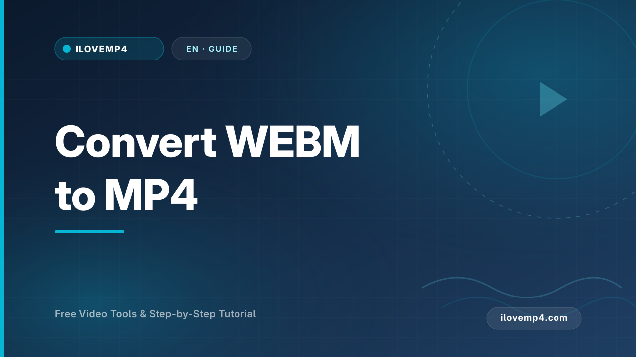 Convert WEBM to MP4 (Fix Playback + Upload Issues)