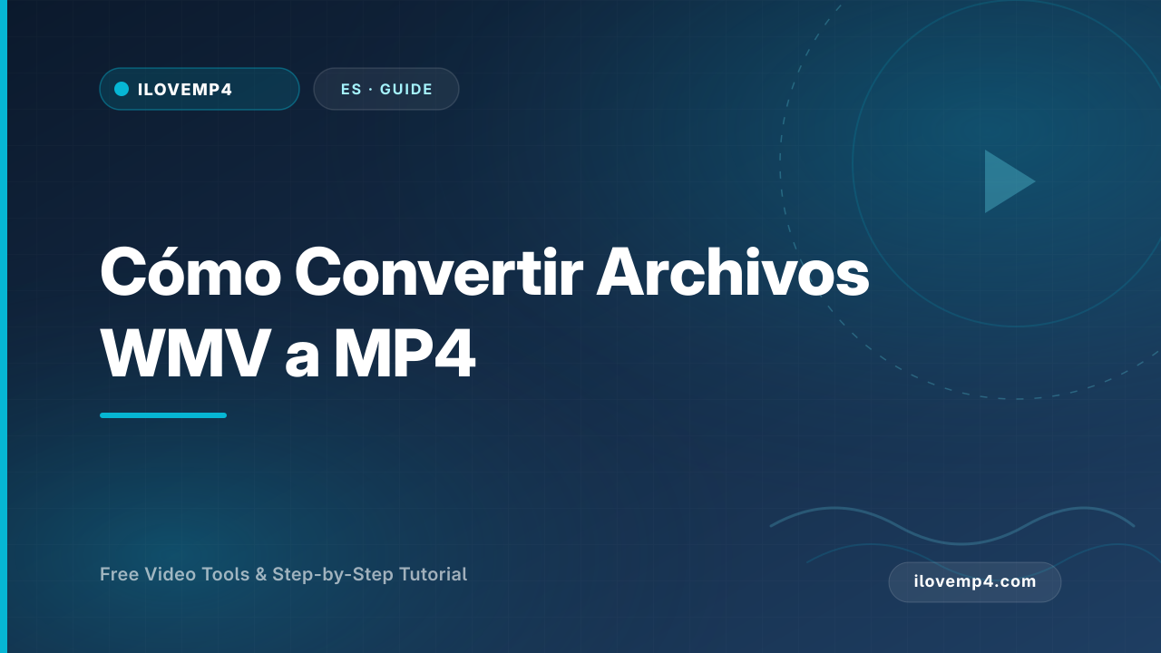 Cómo Convertir Archivos WMV a MP4