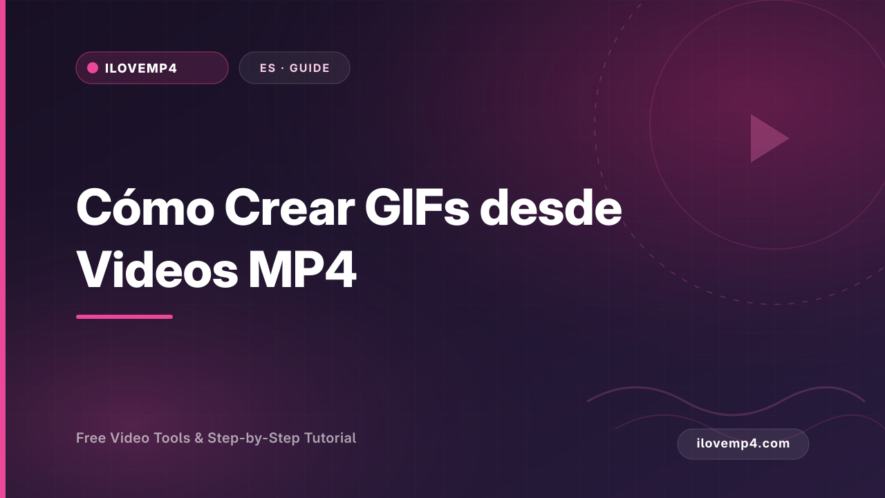 Cómo Crear GIFs desde Videos MP4