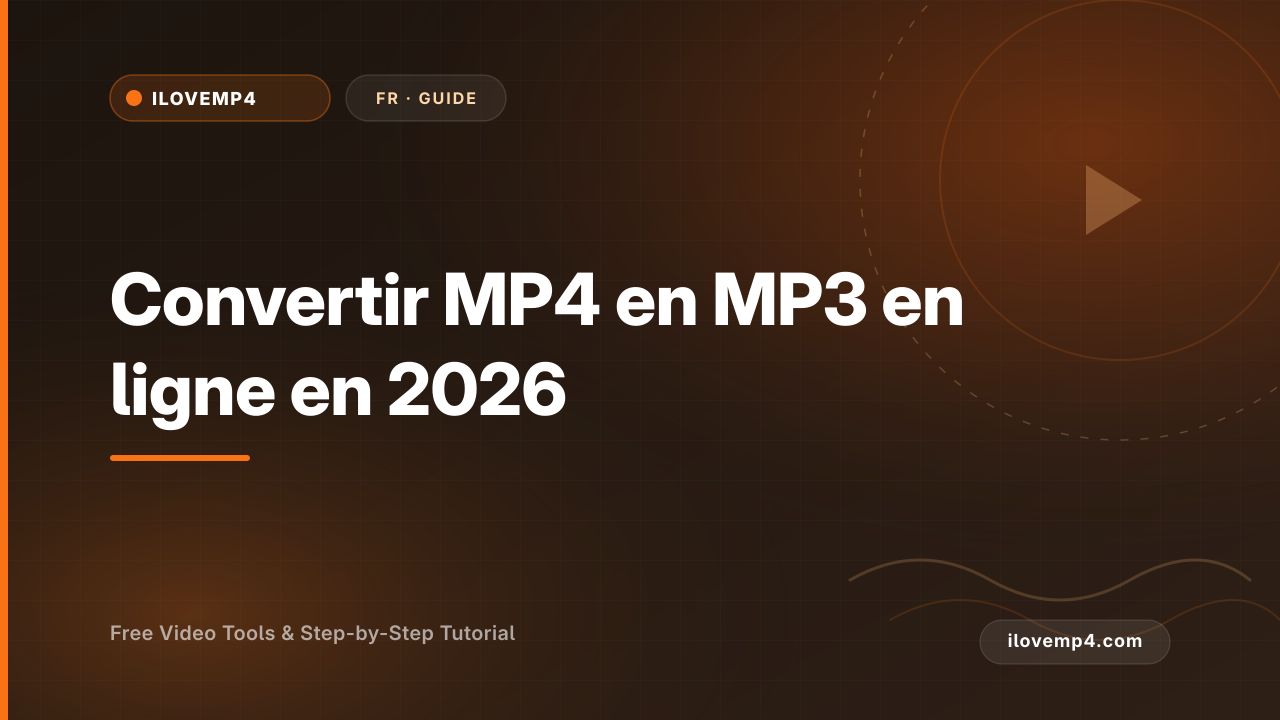 Convertir MP4 en MP3 en ligne en 2026 (extraction audio)